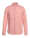 Impure Man Shirt Pink Size Xl Linen