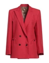 Blazé Milano Woman Blazer Red Size 2 Linen