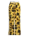 Dsquared2 Woman Pants Yellow Size 6 Polyamide, Polyester In Yellow