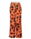 Dsquared2 Woman Pants Orange Size 6 Polyamide, Polyester