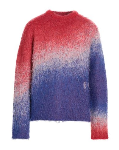 ERL ERL MAN SWEATER RED SIZE XXL MOHAIR WOOL, POLYAMIDE, WOOL