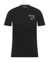 Dsquared2 Man T-shirt Black Size Xxl Cotton
