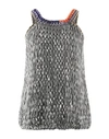 Maiami Woman Top Light Grey Size Onesize Recycled Cotton, Recycled Fibers In Grey