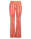 DSQUARED2 DSQUARED2 WOMAN PANTS RED SIZE 6 POLYESTER, ELASTANE