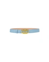 Elisabetta Franchi Woman Belt Sky Blue Size 8 Synthetic Fibers