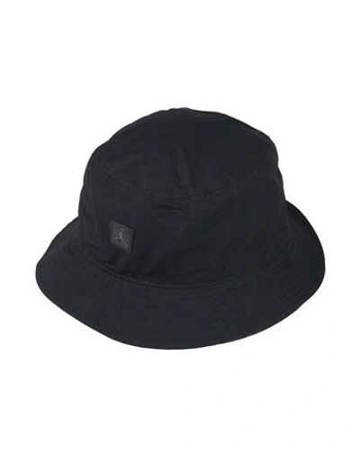 Jordan Man Hat Black Size L/xl Cotton, Nylon