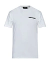 Dsquared2 Man T-shirt White Size Xl Cotton