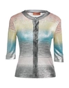 Missoni Woman Cardigan Black Size 6 Viscose, Polyurethane In Black