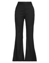 BY MALENE BIRGER BY MALENE BIRGER WOMAN PANTS BLACK SIZE 10 POLYESTER, VISCOSE, WOOL, ELASTANE