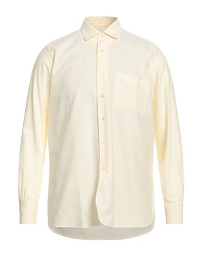 Bagutta Man Shirt Yellow Size M Cotton