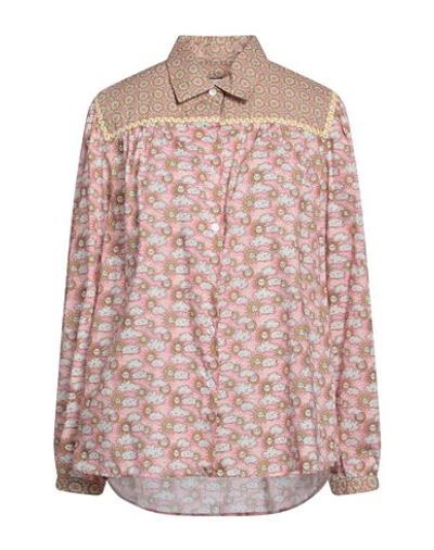 Paul & Joe Woman Shirt Pink Size 3 Cotton