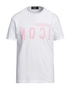 Dsquared2 Dsquared Men Logo Print T-shirt In White