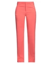 Dsquared2 Woman Pants Coral Size 6 Polyester, Virgin Wool, Elastane In Red