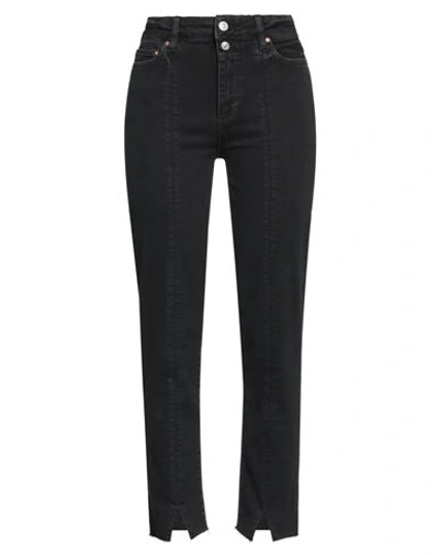 Paige Woman Jeans Black Size 28 Cotton, Modal, Polyurethane, Elastane