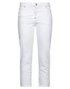 Dsquared2 Woman Jeans White Size 4 Cotton, Elastane