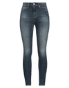 Ag Jeans Woman Jeans Blue Size 27 Cotton, Polyester, Elastane In Blue