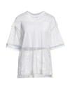 Isabelle Blanche Paris Woman T-shirt White Size Xs Polyester, Elastane