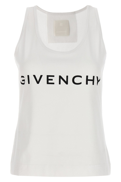Givenchy Logo Print Tank Top In Multicolor