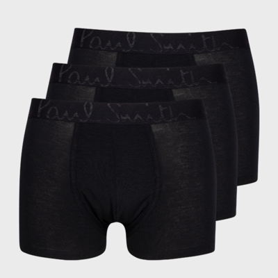 Paul Smith Men Trunk 3 Pack Modal In Blacks