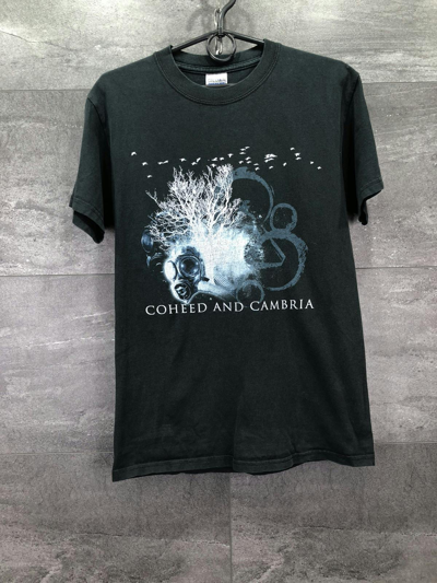 Pre-owned Band Tees X Rock Band Vintage Coheed And Cambria Band T-shirt Size S In Black