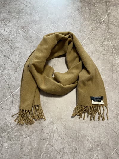 Pre-owned Grailed Max Mara Italy Scarf Muffler Fashion Style In Brown