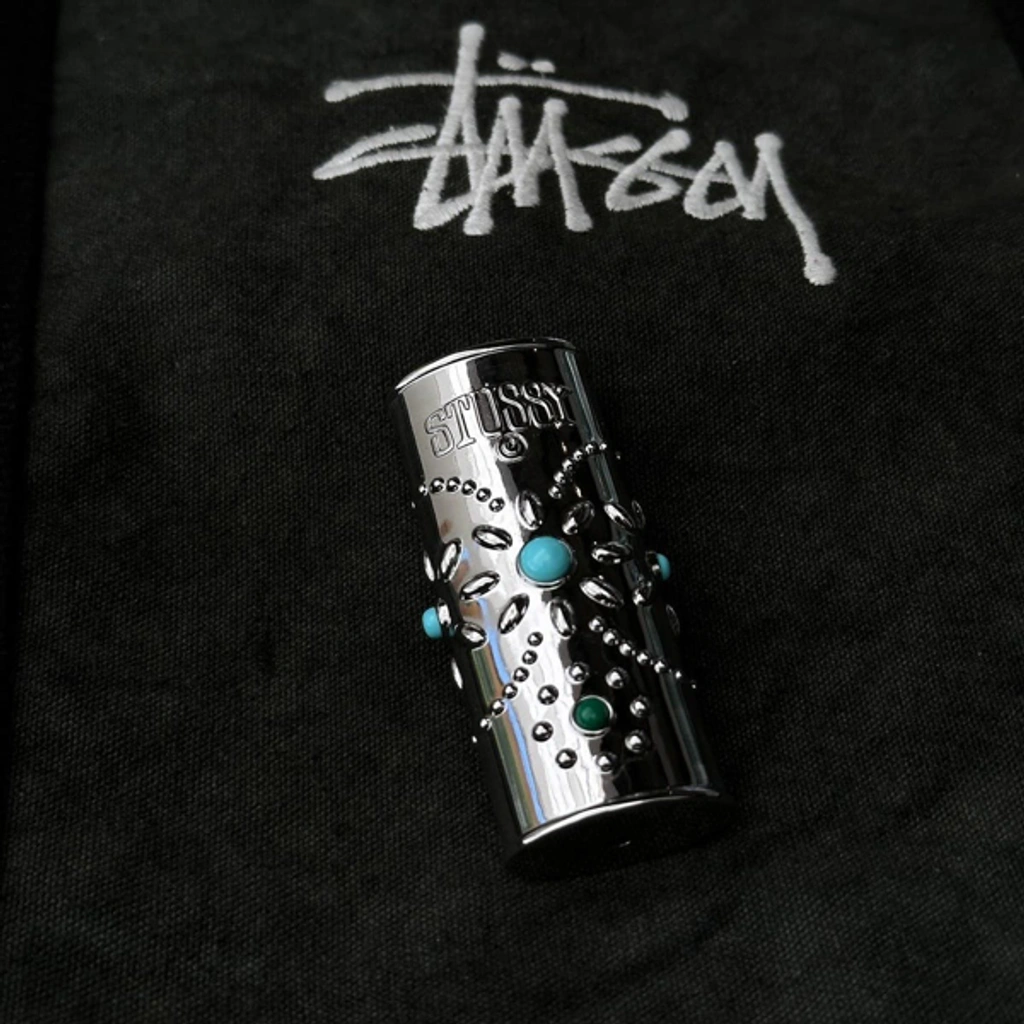 【STUSSY】L BEJEWELED LIGHTER CASE Stussy Metal Bejeweled - Lighter Case | Grailed