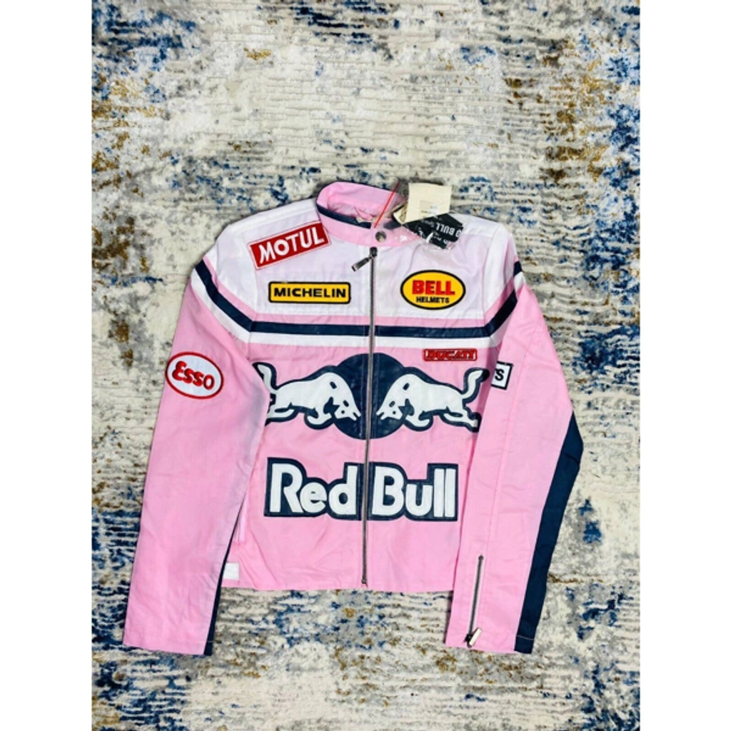 ジャケット・アウター 90s FRANCE-MADE Pink RAM Leather JKT Women's Vixen Pink Classic Collar Leather Jacket – The
