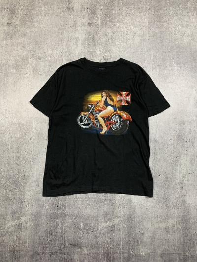 Pre-owned Choppers X Vintage West Coast Choppers T Shirt Tee In Black