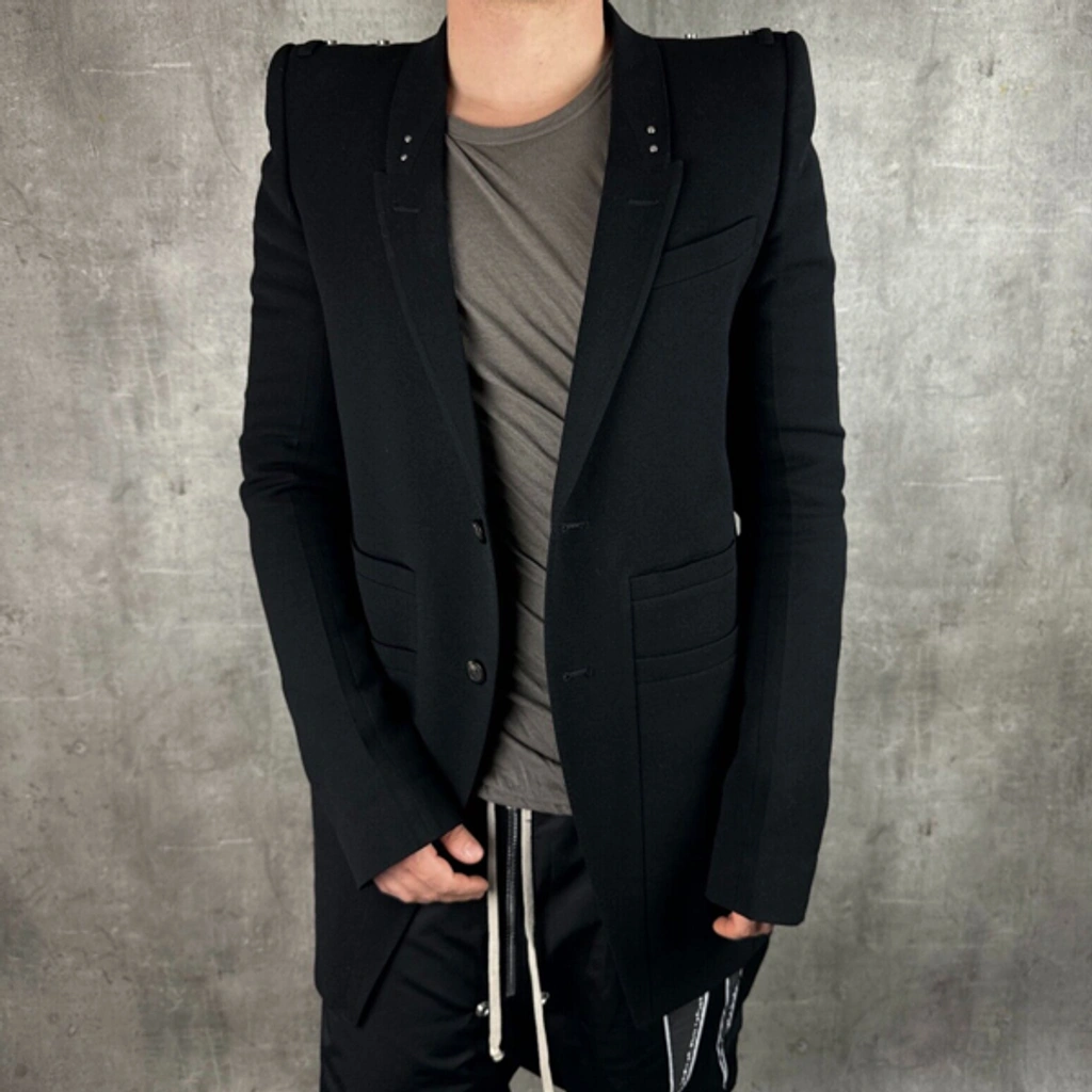 Pre-owned Rick Owens Ss20 Neue Blazer Coat Jacket Size It48 In