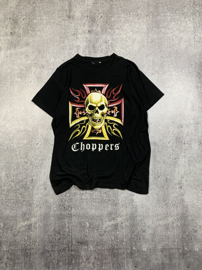 Pre-owned Choppers X Vintage Black West Coast Choppers Tee Shirt