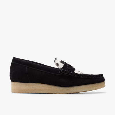 Clarks Wallabee Loafer In Black