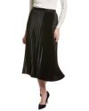 Anne Klein Pull-on Pleated Skirt In Black