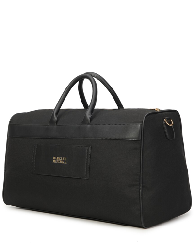 Badgley Mischka Juliet Xl Canvas Weekender Duffel Bag In Black