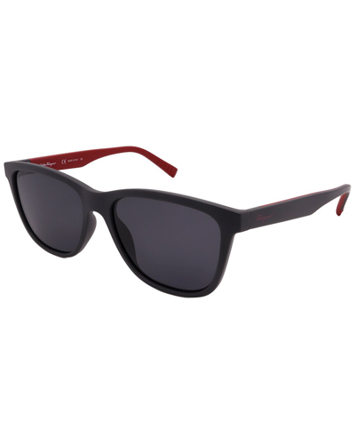 Ferragamo Men's Sf998s 57mm Sunglasses In Black