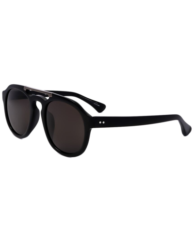 Dries Van Noten X Linda Farrow Dries Van Noten By Linda Farrow Unisex Dvn55 50mm Sunglasses In Black