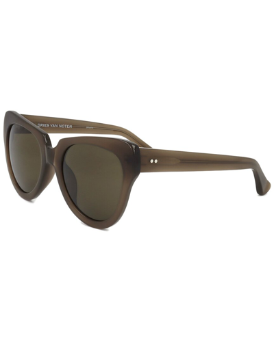 Dries Van Noten X Linda Farrow Women's Dvn67 53mm Sunglasses In Brown