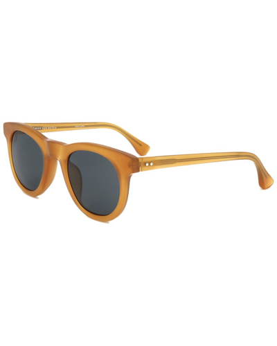 Dries Van Noten X Linda Farrow Dries Van Noten By Linda Farrow Unisex Dvn133 46mm Sunglasses In Orange