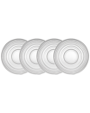 Godinger Lumina Set Of 4 Salad Plates
