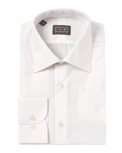 Ike Behar Contemporary Fit Woven Dress Shirt In White