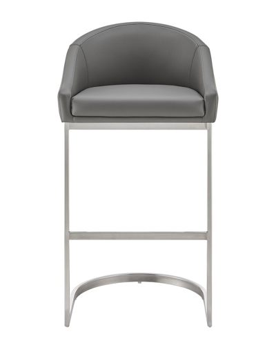 Armen Living Katherine 30in Bar Stool In Gray