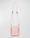 Mcm Lauretos Leather Hobo Bag In Peach Blush