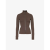 Lululemon Womens Espresso Define High-neck Stretch-woven Jacket In Espresso