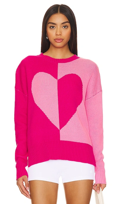 Beach Riot Callie Sweater In Pink
