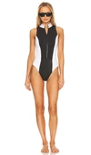 Gigi C Women's Tessa One-piece Swimsuit In Black & White