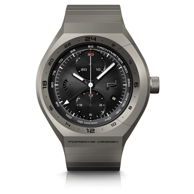 Pre-owned Porsche Design Porsche Men's 'monobloc Actuator' Gmt Chronograph Titanium 6030.6.02.001.02.5