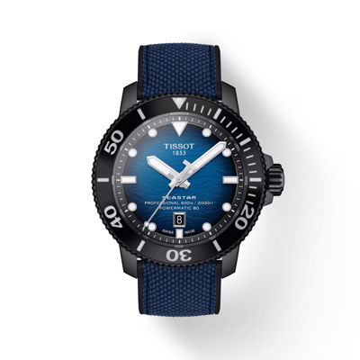 Pre-owned Tissot Men's Seastar 2000 Professional Powermatic 80 Watch T120.607.37.041.00