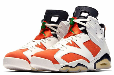 Pre-owned Jordan Air  6 Retro "gatorade Like Mike White" 384664-145 Size 9