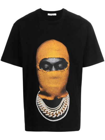 Ih Nom Uh Nit Graphic-print Cotton T-shirt In Black  