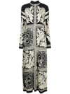 La Doublej Halle Placee Iconic Maxi Dress In Black  