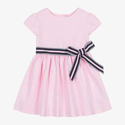 Ralph Lauren Babies' Girls Pale Pink Cotton Dress